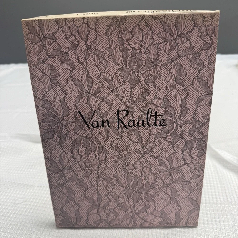 2-Vtg 50s VAN RAALTE Wisp Celebrity 10 L Nylon Hose Stockings Seam New Box